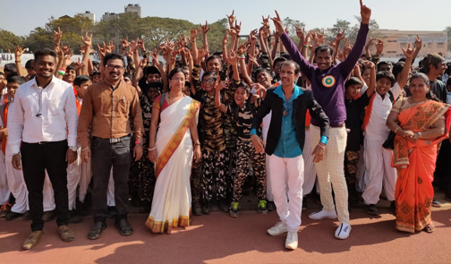 Bagged 1st place in R.N Shetty Stadium on Republic Day